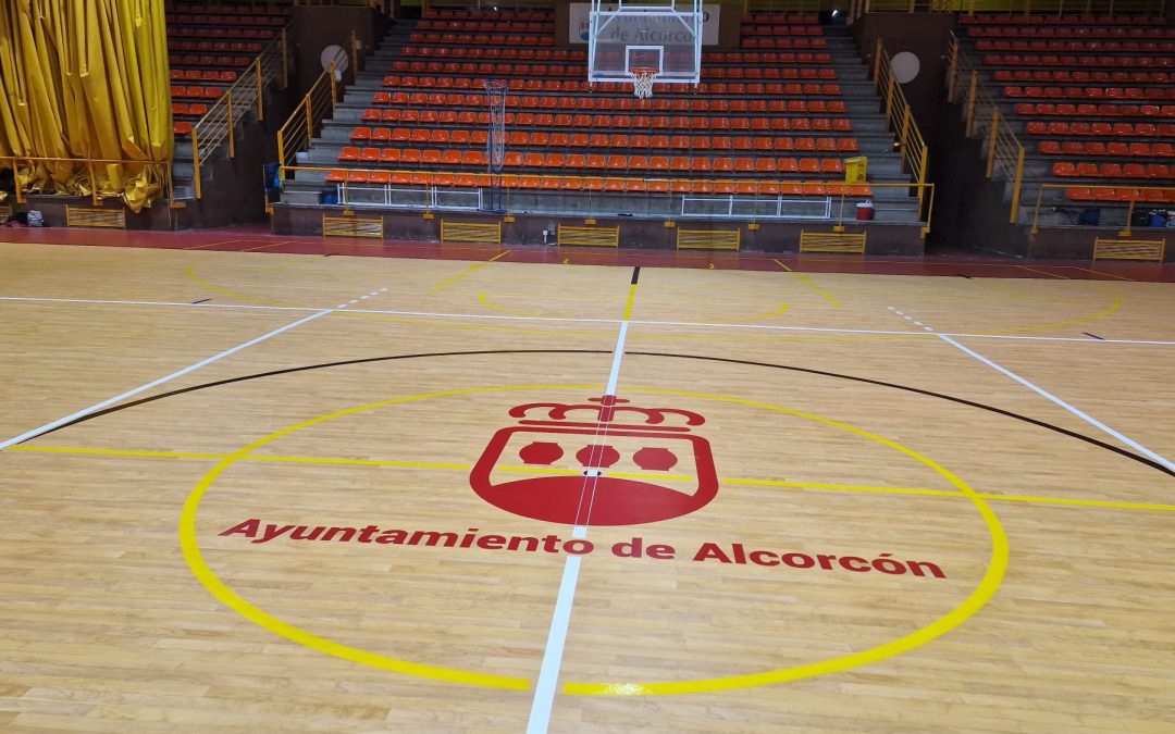 Nuevo pavimento deportivo en Alcorcón