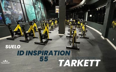 Inacua Los Cantos: Renovación de la Sala de Ciclo Indoor con Moype Sport y el Suelo Técnico Id Inspiration 55 de Tarkett