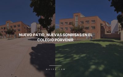 Renovar para crecer: la transformación del patio del Colegio Porvenir de Madrid