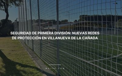 Instalando seguridad de altura en Villanueva de la Cañada