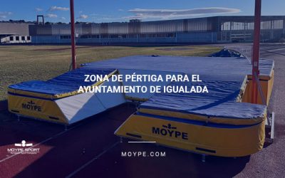 MOPYE SPORT suministra una zona de pértiga certificada WA para el Ayuntamiento de Igualada