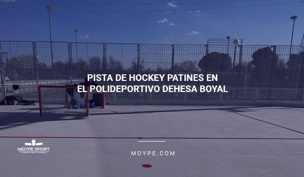 Pista de hockey patines en el Polideportivo Dehesa Boyal por MOYPE Sport